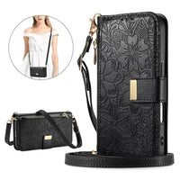 Buy PU Leather Wallet iPhone 17 Case with Card Slots, Wrist Strap, Stand, and Full Shockproof Protection, Willow at Caseles-iPhone 17 Pro Max, White