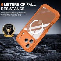 Buy Full-Body Rugged Shield for iPhone Series: 360° Magnetic Case with Built-in 9H+ Screen Protector - ZONA at Caseles-iPhone 17 Pro Max, Black